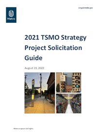 2021 TSMO Project Solicitation Guide