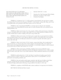 Metro Council Resolution No. 15-4666
