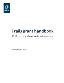 Metro Trails Grant Handbook