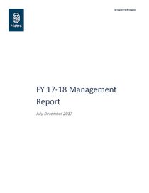 FY17-18 July-Dec management report