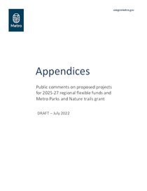 Appendices 2025-27 RFFA comment report 07122022