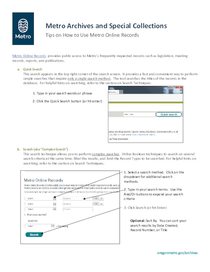 Tips on How to Use Online Records
