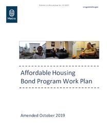 Metro affordable housing bond program work plan