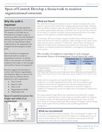 Span of Control Audit Highlights