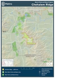 Chehalem Ridge Nature Park: location map