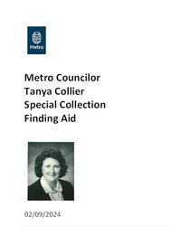 Councilor Tanya Collier Special Collection Finding Aid