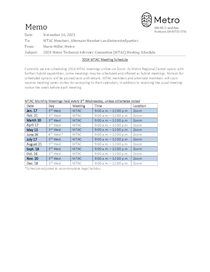 MTAC 2024 meeting schedule