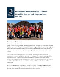 Sustainable solutions newsletter - Summer 2023