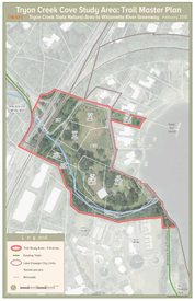 Tryon Creek Cove trail connection tax lots map