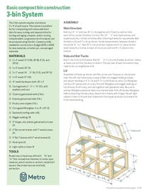 Compost bin construction plans