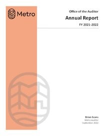 Auditor Annual Report 2022