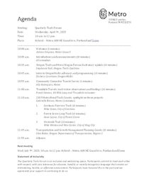 Meeting Agenda April 9, 2025