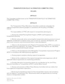 TPAC bylaws
