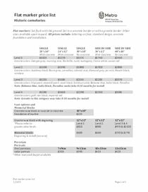 Flat Marker Price List 2025