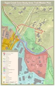 Tryon Creek Cove trail connection built conditions map