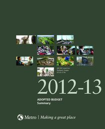 FY 2012-13 Adopted Budget - Summary Volume