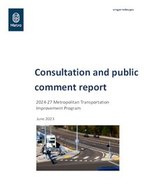 2024-27 MTIP Consultation and public comment report