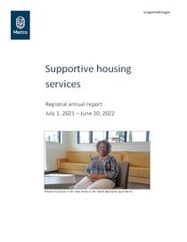 Supportive housing services annual report FY 2021-2022 