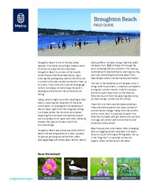 Broughton Beach field guide 2021