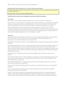 Metro Clean Air Construction Program contract requirements