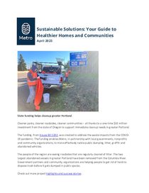 Sustainable solutions newsletter - April 2023