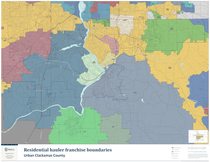 Residential hauler franchise boundaries: Urban Clackamas County