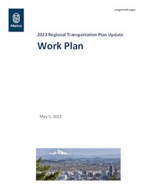 2023 RTP work plan