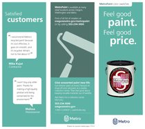 MetroPaint Swan Island brochure and swatches