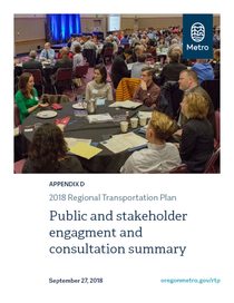 Appendix D - Public and stakeholder engagement and consultation summary