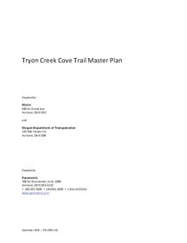 Tryon Creek Cove Trail Master Plan