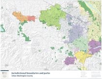 Jurisdictional boundaries and parks: Urban Washington County