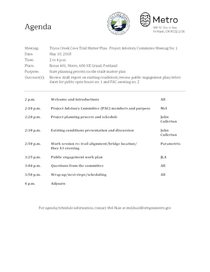 Advisory Committee 5-10-18 meeting agenda and summary