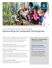 2021 sponsorship flyer