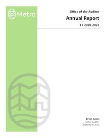 Auditor Annual Report 2021