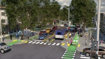 Community street rendering