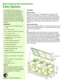 Basic compost bin construction guide