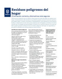 Residuos peligrosos del hogar