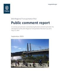 2023 RTP Formal Comment Report