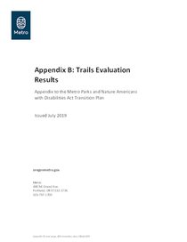 Appendix B: Trails Evaluation Results
