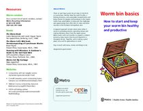 Worm bin basics