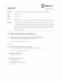 July 2024 Climate Partners’ Forum Meeting