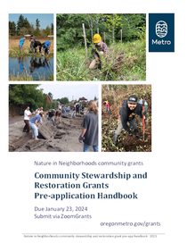 2023 Community Stewardship and Restoration Grants Pre-application Handbook