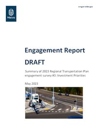 Draft Summary of online survey #3 - Investment priorities 