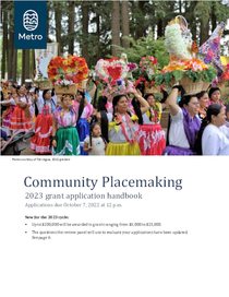 2023 Community Placemaking application handbook