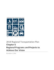 2018 Regional Transportation Plan Chapter 6