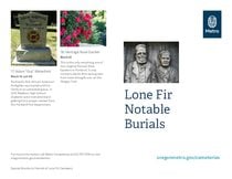 Lone Fir Notable Burials tour