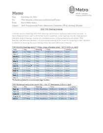 TPAC 2024 meeting schedule