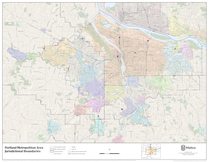 City Of Portland Boundary Map Jurisdictional Boundaries Maps | Metro