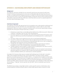 Appendix 3: Employment land demand
