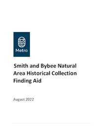Smith and Bybee Natural Area Historical Collection Finding Aid